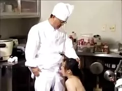 Hiina restorani kokk fucks kuum milf ettekandjalt