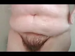 BBW naine duši all tema suur perse, Karvane tuss