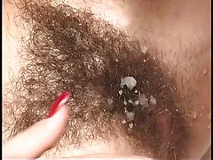 Karvane blond koos mustad bush ja suur tagumik seljas kõva!