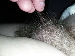 Kena läikiv pehme chubby Karvane tuss välja dušš