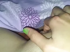 Veidi karvane ex-gf fingering clit orgasm (pov)