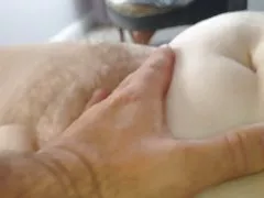 Hõõrudes minu wifes pehme kõht