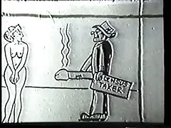 Unshaved kuum brünett koduperenaine on tema tuss perses vintage video